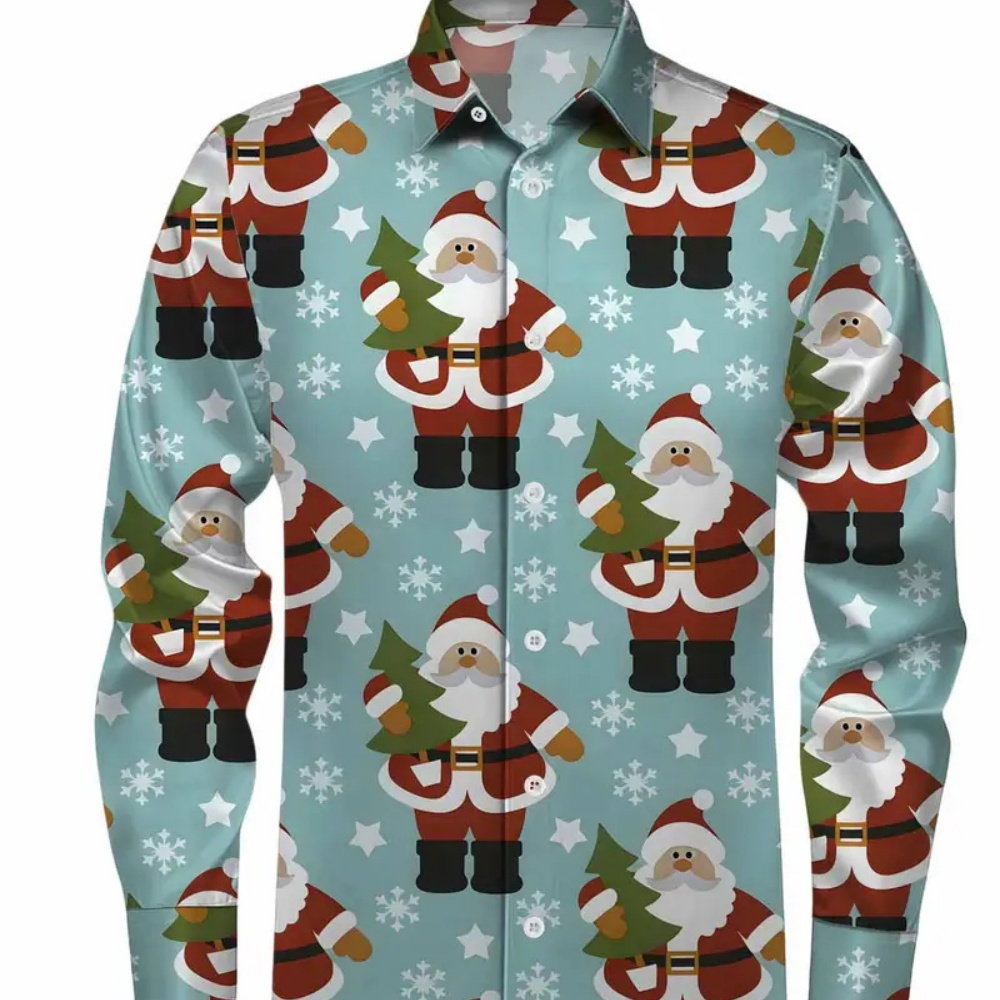 Camicia da uomo stampata natal - Winter Clothing Gift Ideas recensione e prezzo